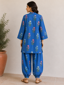 Botanical Bliss Cotton Kurta Set