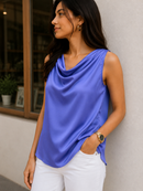 Celeste Modal Satin Short Top