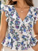 Ruby Berry Ruffle Short Top
