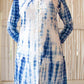 'Shibori' Indigo Button Down Kurta