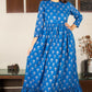 'Marigold' Blue Maxi Dress