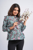 Block Printed Cotton Short Top
