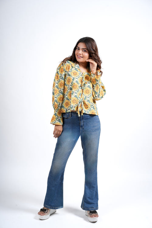 Women’s Cotton Printed Short Top