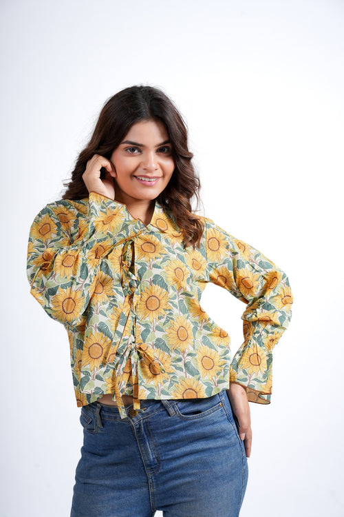Women’s Cotton Printed Short Top