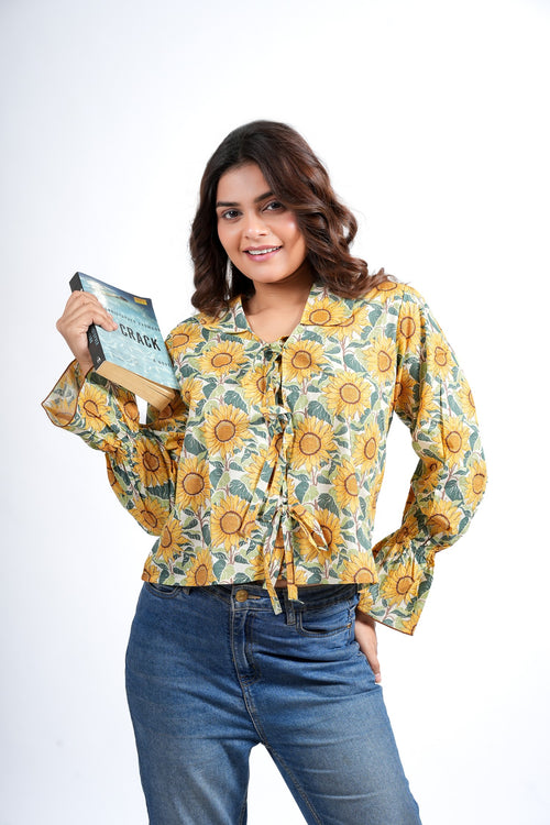 Women’s Cotton Printed Short Top