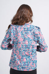 FloraFable Block Printed Short Top
