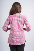 Block Printed Cotton Short Top