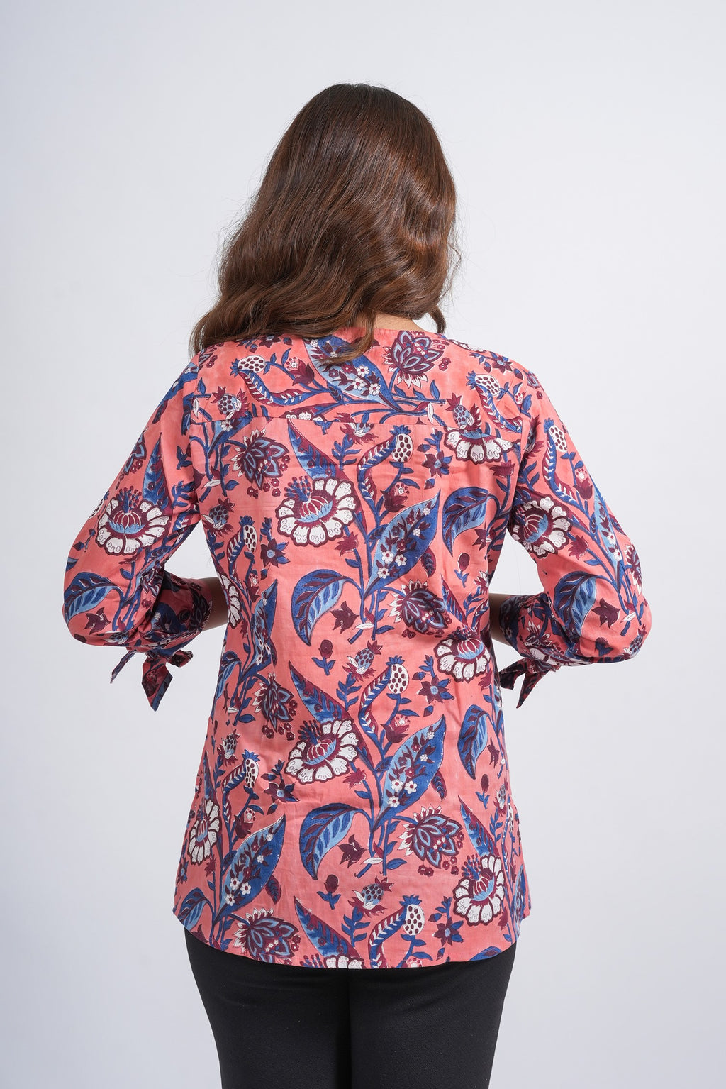 Block Printed Cotton Short Top