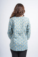 Block Printed Cotton Short Kurti