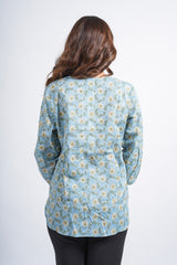 Morning Mist Printed Short Kurti