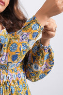 Block Printed Cotton Short Top