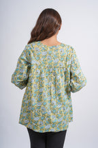 Block Printed Cotton Short Top