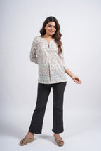 Block Printed Cotton Short Top