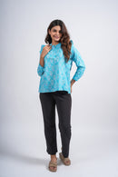 Block Printed Cotton Short Top