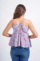 Rose Petal Printed Cami Top