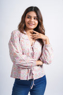 Women’s Cotton Block Printed Short Top