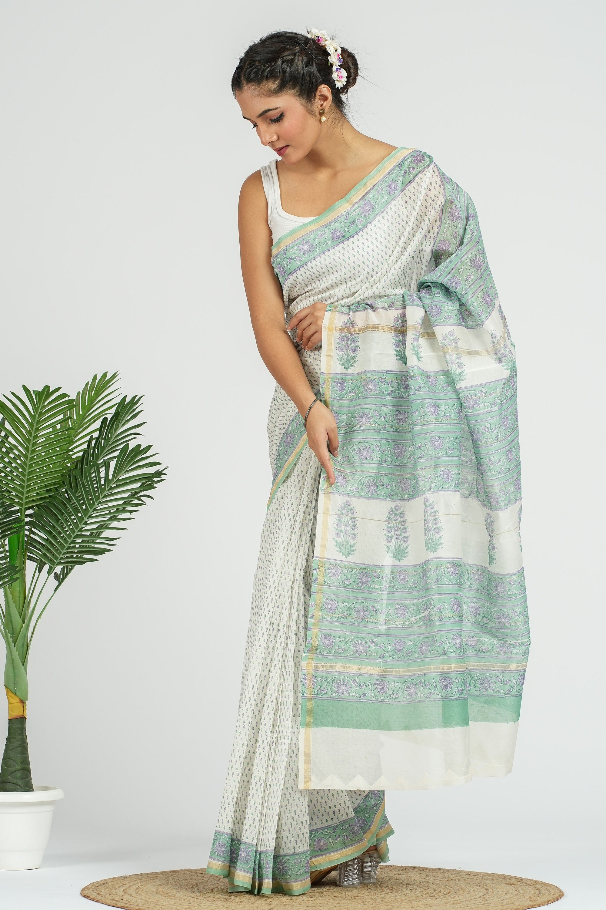 Utsav Chanderi Silk Saree