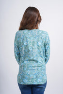 Block Printed Cotton Short Kurti