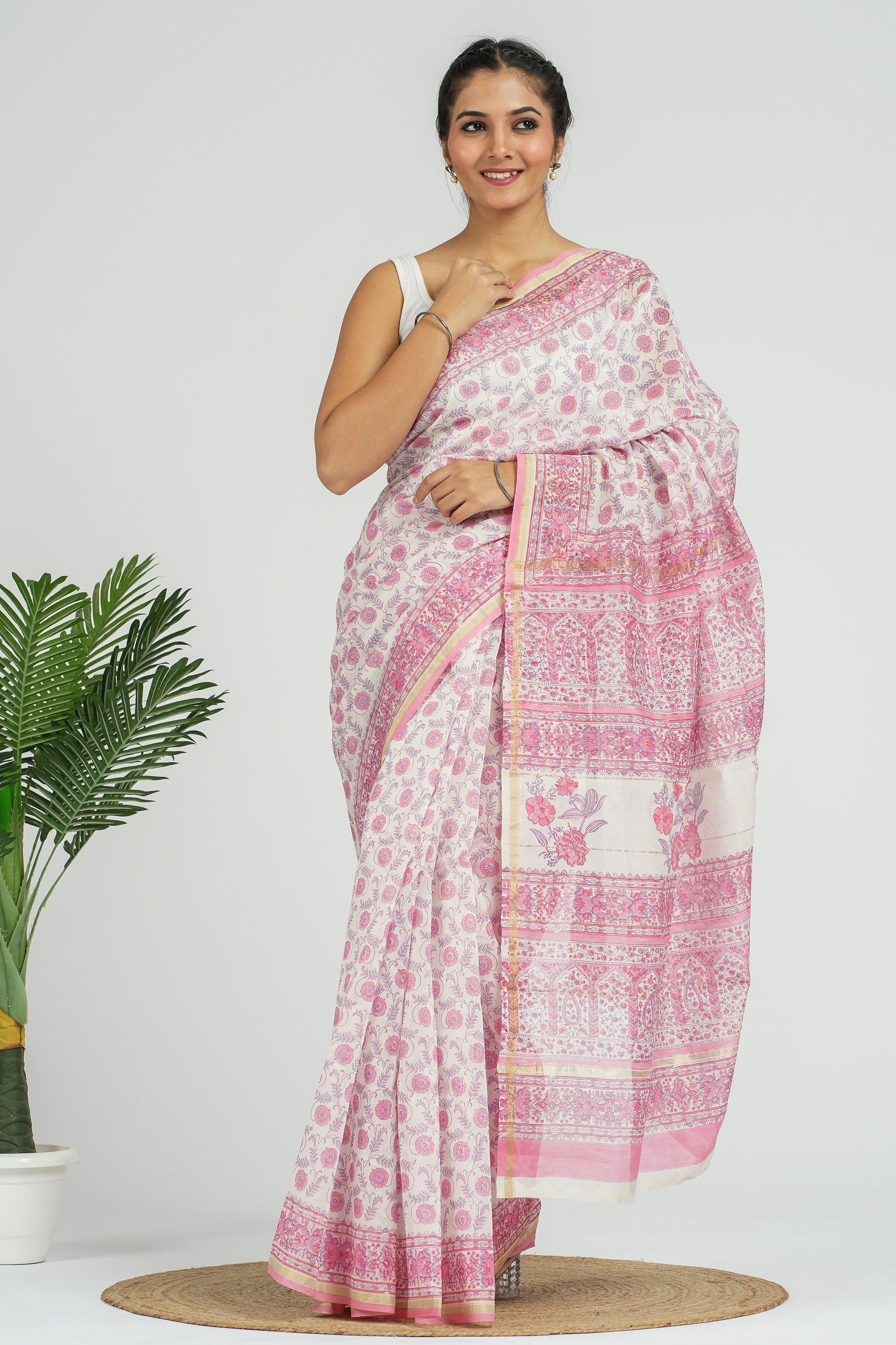 Utsav Chanderi Silk Saree