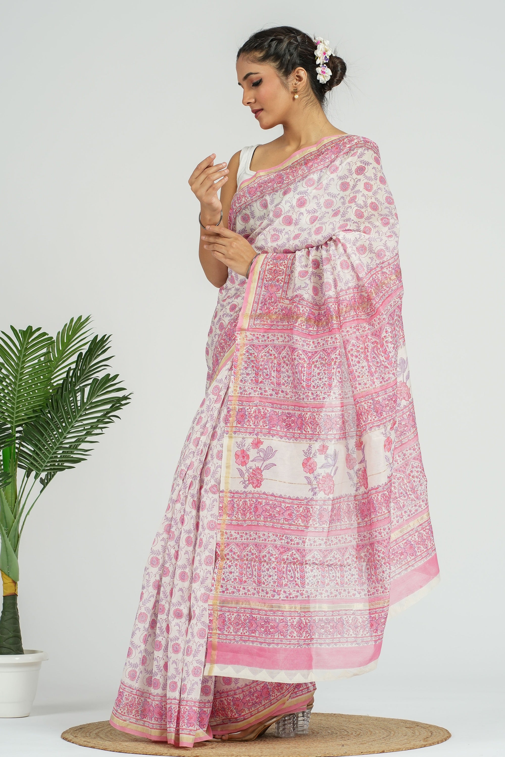 Utsav Chanderi Silk Saree