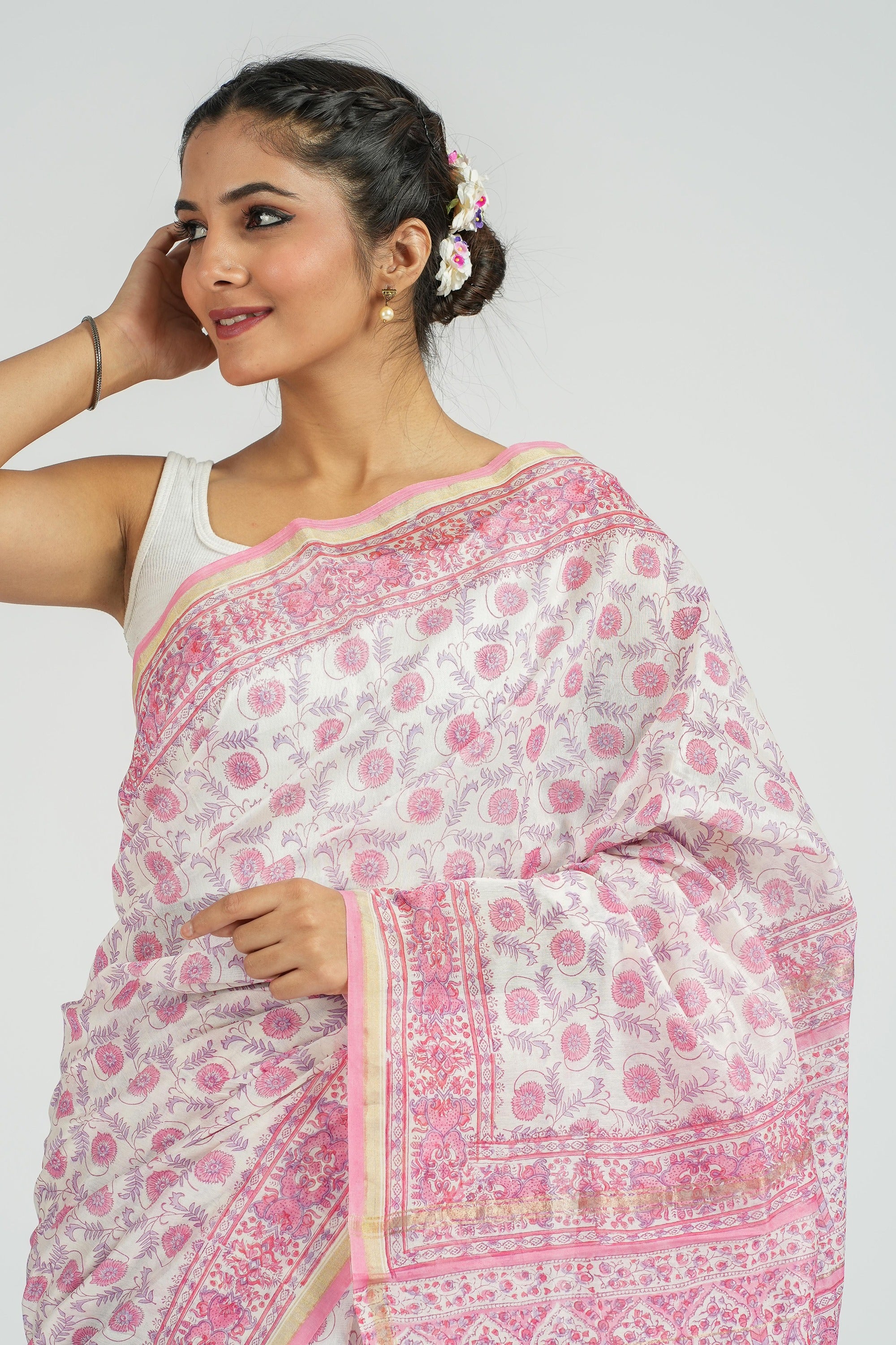 Utsav Chanderi Silk Saree
