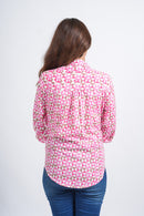 Block Printed Cotton Women's Shirt