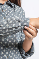 Block Printed Cotton Women's Shirt
