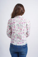 Floral Grace Cotton Short Top
