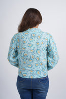 Women’s Cotton Block Printed Short Top