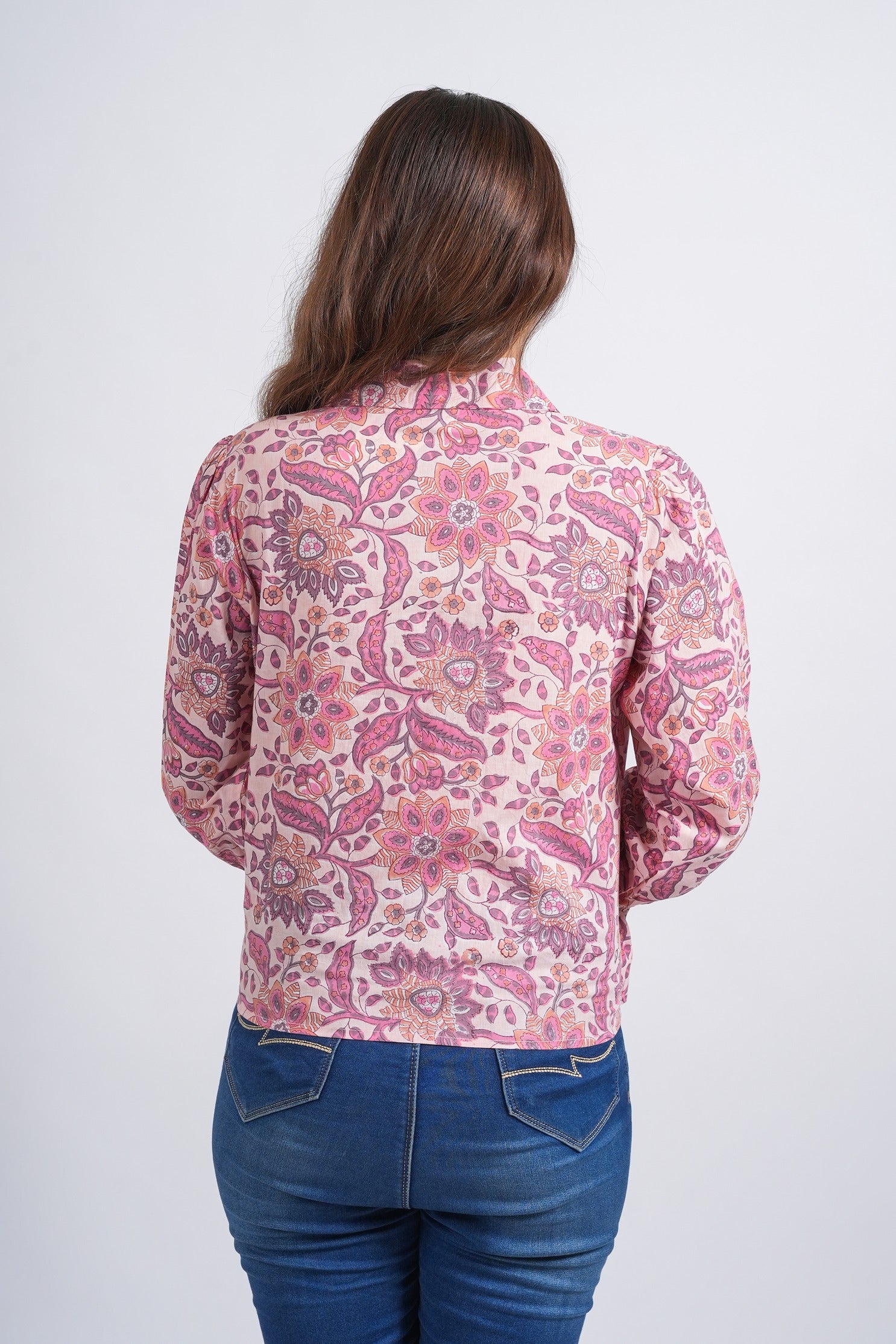 Women’s Cotton Block Printed Short Top