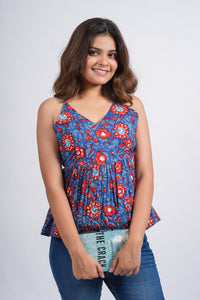 Poppy Flora Printed Cami Top