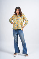 Block Printed Cotton Short Top