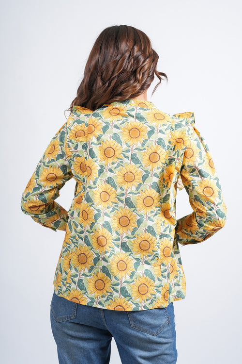Block Printed Cotton Short Top