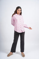 Block Printed Cotton Women's Shirt
