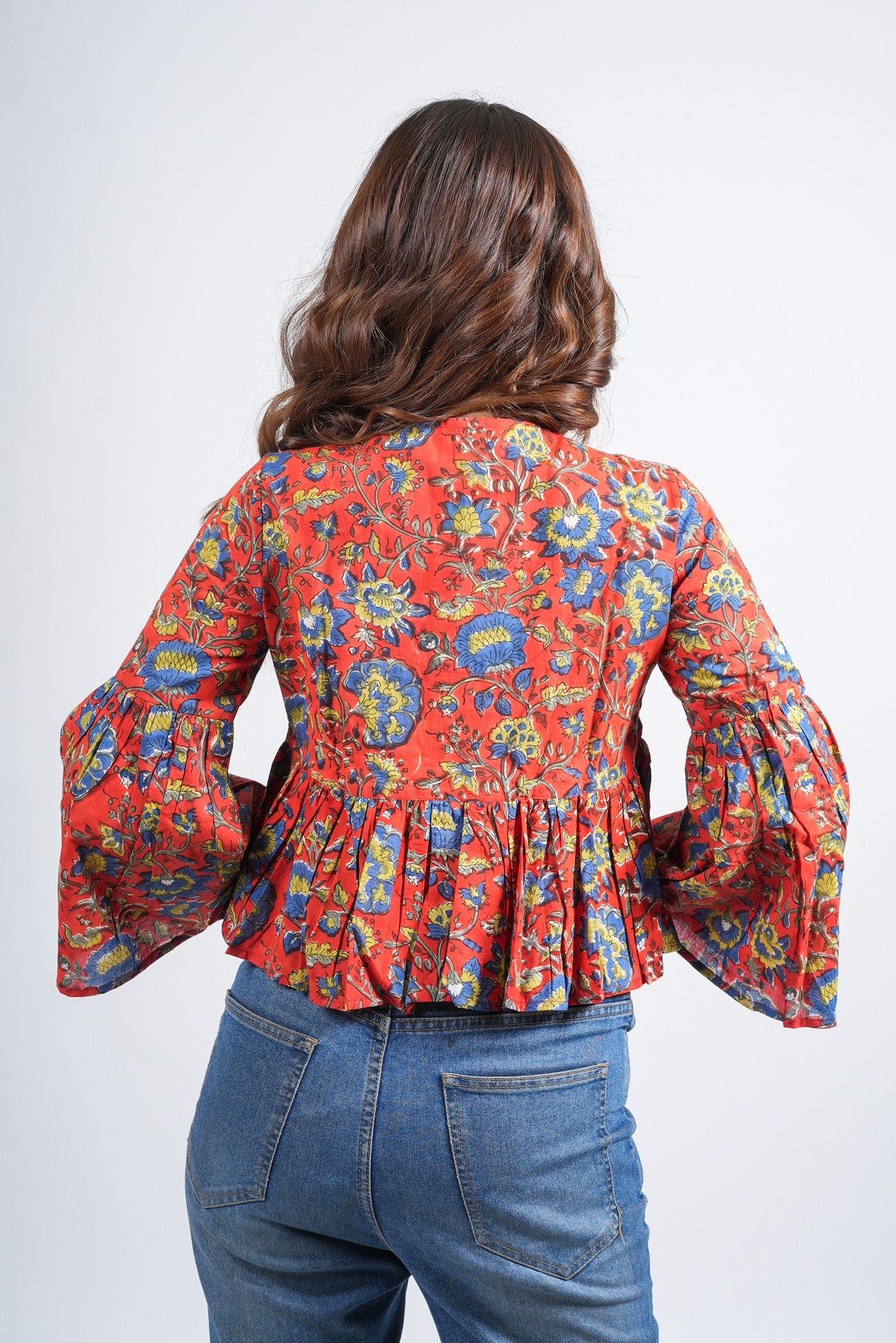 Block Printed Cotton Short Top