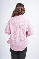 Block Printed Cotton Women's Shirt