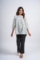 Block Printed Cotton Short Top