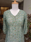 Dewleaf Chanderi Dress