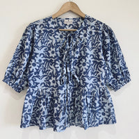 Block Printed Cotton Short Top