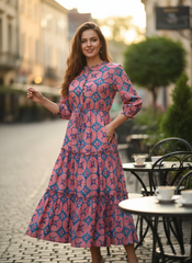 GeoChic Cotton Dress