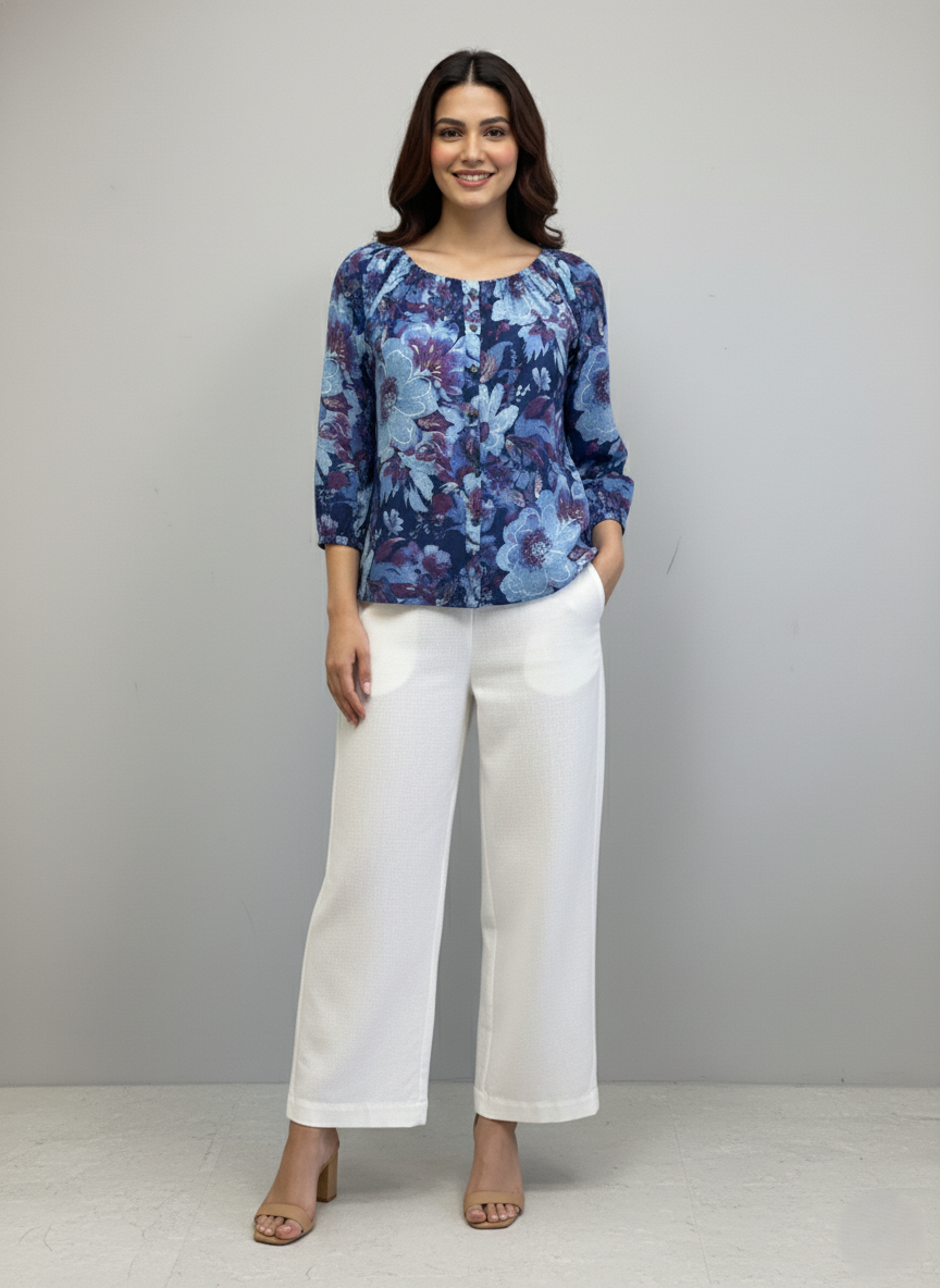 Enchanted Printed Short Top