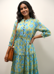 Urban Bloom Cotton  Dress