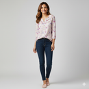 Petal Pixie Chanderi Silk Short Top
