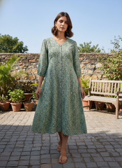 Dewleaf Chanderi Dress