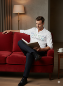 Cotton Poplin Full Sleeve Embrodiered Shirt