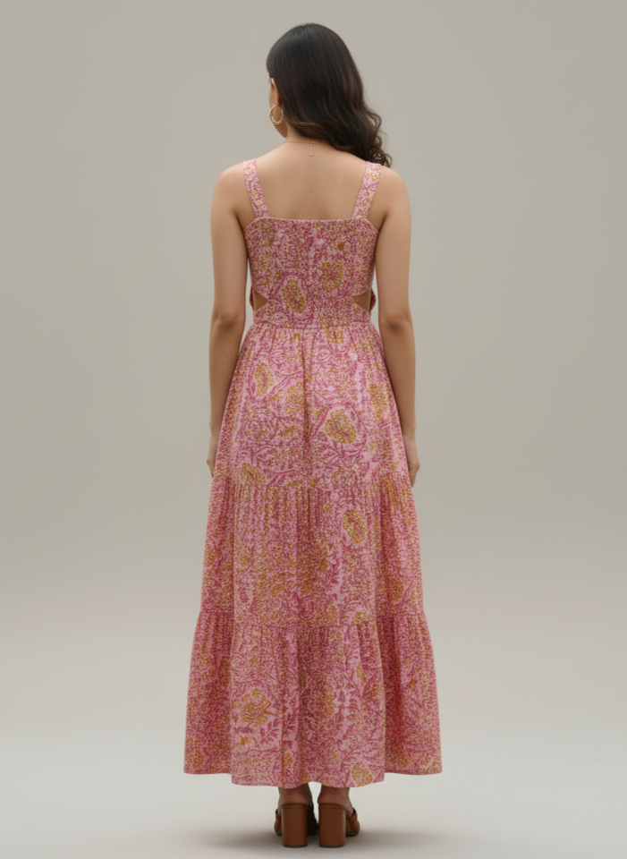 Bohemian Floral Dress