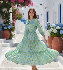 Urban Bloom Cotton  Dress