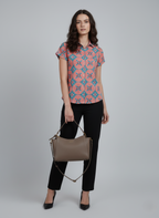 Block Printed Cotton Short Top