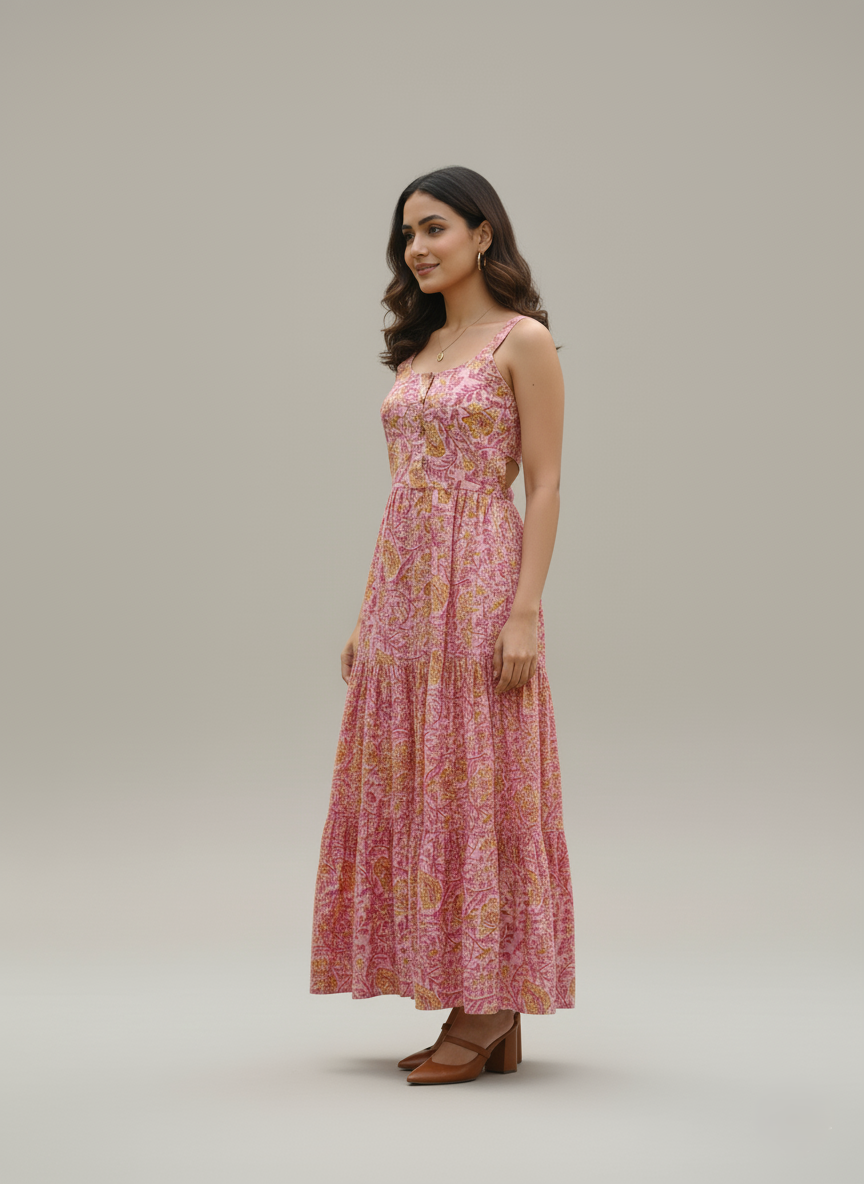Bohemian Floral Dress