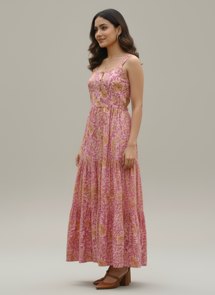 Bohemian Floral Dress